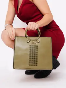 Lavie Chapada Women Olive Green Small Satchel Handbag