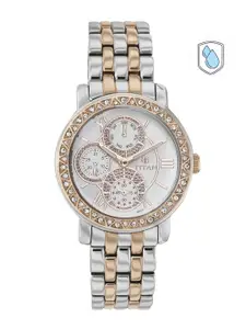 Titan Upgrades Women White Analogue watch NL9743KM01