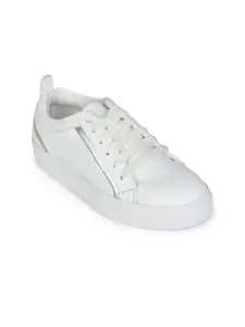 Liberty Women White PU WATKIN-1E Running Shoes
