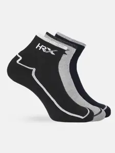 HRX by Hrithik Roshan Men Quarter length Pack of 3 Terry Socks