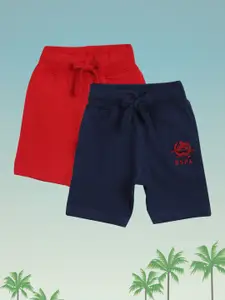 U.S. Polo Assn. Kids U S Polo Assn Kids Boys Pack of 2 Assorted Cotton Regular Shorts