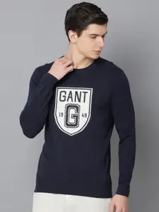 GANT Men Assorted Printed Cotton Pullover Sweater