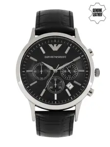 Emporio Armani Men Black Chronograph Dial Watch AR2447