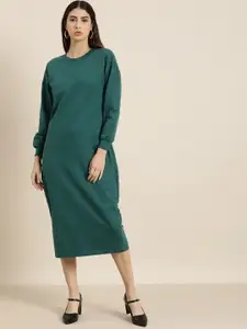 DILLINGER Green Midi Jumper Dress