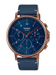 CASIO Men Blue Analogue Watch