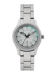 Fastrack Women Silver-Toned Analogue Watch 6158SM01