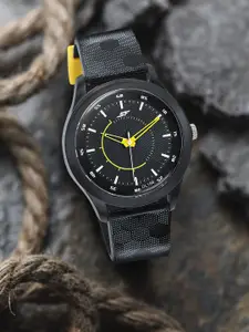 Sonata Men Black Analogue Watch