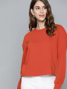 Chemistry Women Orange Sweatshirt