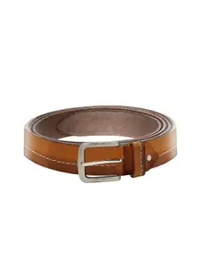 WildHorn Men Tan Brown Solid Leather Belt