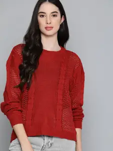 Harvard Women Red Pullover