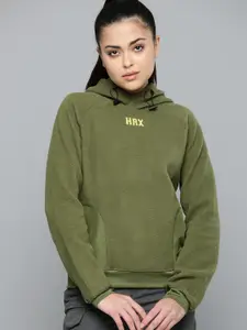 HRX By Hrithik Roshan Outdoor Women Rapid-Dry Brand Carrier Sweatshirts