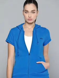 HRX By Hrithik Roshan Lifestyle Women Sky Drive Rapid-Dry Colourblock Sweatshirt