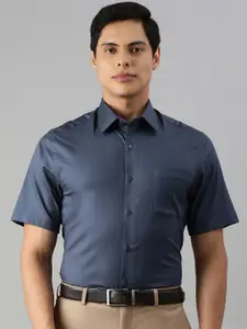 Arrow New York Men Blue Slim Fit Formal Shirt