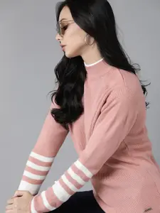 Roadster Women Pink Pullover