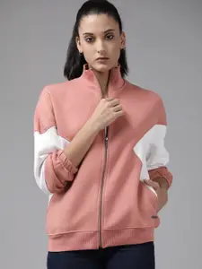 The Roadster Lifestyle Co. Women Solid Sweatshirt