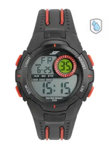 Sonata Men Black Digital Watch 77112PP01