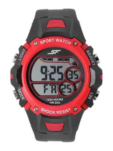 Sonata Men Black SF Essentials Digital Watch 77111PP01