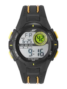 Sonata Men Black SF Essentials Digital Watch 77112PP03