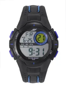 Sonata Men Black SF Essentials Digital Watch 77112PP04