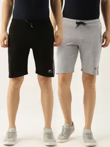 TOM BURG Men Pack of 2 Mid-Rise Regular Shorts