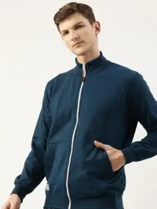 Sports52 wear Solid Long Sleeves Front-Open Sweatshirt