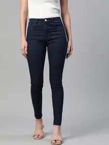 Marks & Spencer Women Navy Blue Slim Fit Stretchable Jeans