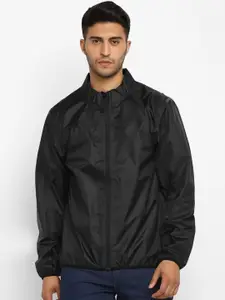 Royal Enfield Men Black Solid Rain Liner Jacket