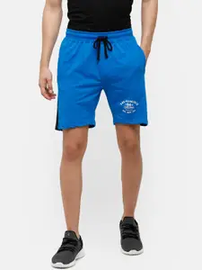 MADSTO Men Blue Regular Shorts