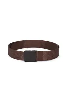 Calvadoss Boys Brown Polyester Canvas Belt