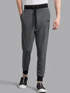 Beverly Hills Polo Club Men Grey Straight-Fit Cotton Joggers