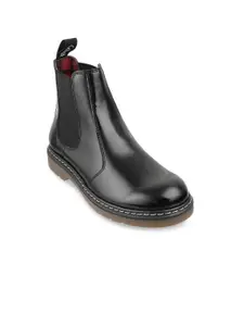Catwalk Women Black Flatform Heeled Boots
