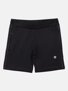 Crimsoune Club Girls Black Regular Shorts