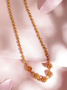 Rubans 24K Gold-Plated Handcrafted Necklace