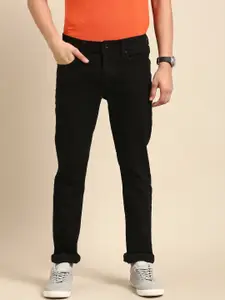 Being Human Men Black Slim Fit Mid-Rise Clean Look Stretchable Jeans