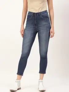 ELLE Women Blue Slim Fit Clean Look Light Fade Jeans