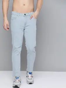 Harvard Men Blue Mid-Rise Stretchable Jeans
