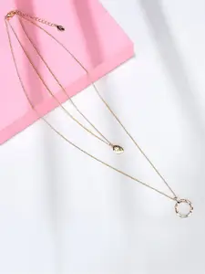 Accessorize Gold-Toned Layered Necklace