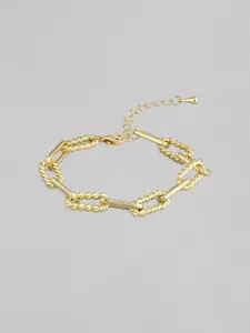 TOKYO TALKIES X rubans FASHION ACCESSORIES Women Gold-Toned Link Bracelet
