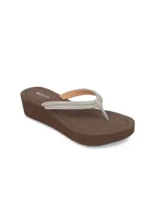 Rocia Grey Wedge Sandals