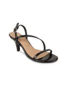 Rocia Black Stiletto Sandals