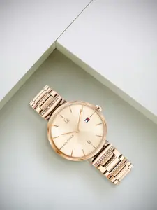 Tommy Hilfiger Women Gold-Toned Aria Analogue Watch