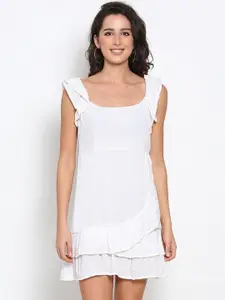MARC LOUIS White A-Line Dress