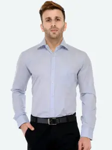 RG DESIGNERS Men Blue Slim Fit Opaque Formal Shirt