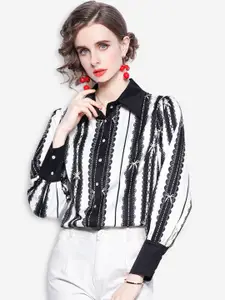 JC Collection Women Multicoloured Opaque Printed Casual Shirt