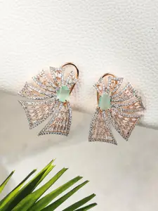 Priyaasi Rose Gold Contemporary Studs Earrings
