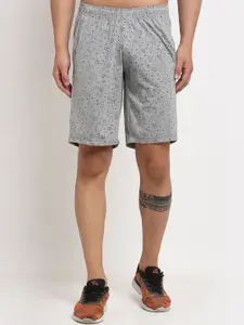 VIMAL JONNEY Men Grey Printed Regular Shorts