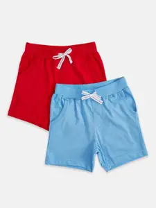 Pantaloons Baby Boys Pack Of 2 Pure Cotton Regular Shorts