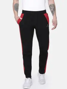 ACTIMAXX ACTIMAXX Men Black Solid Pure Cotton Track Pants