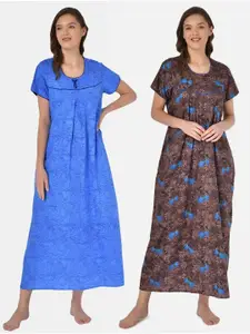 Klamotten Pack Of 2 Printed Nightdress