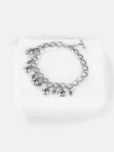 SHAYA Women Silver-Plated Charm Bracelet